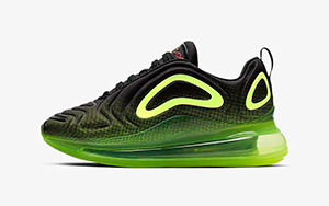 Green and yellow Nikes